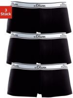 s.Oliver RED LABEL Beachwear Hipster mooie retro hipster met witte weefband (3 stuks)