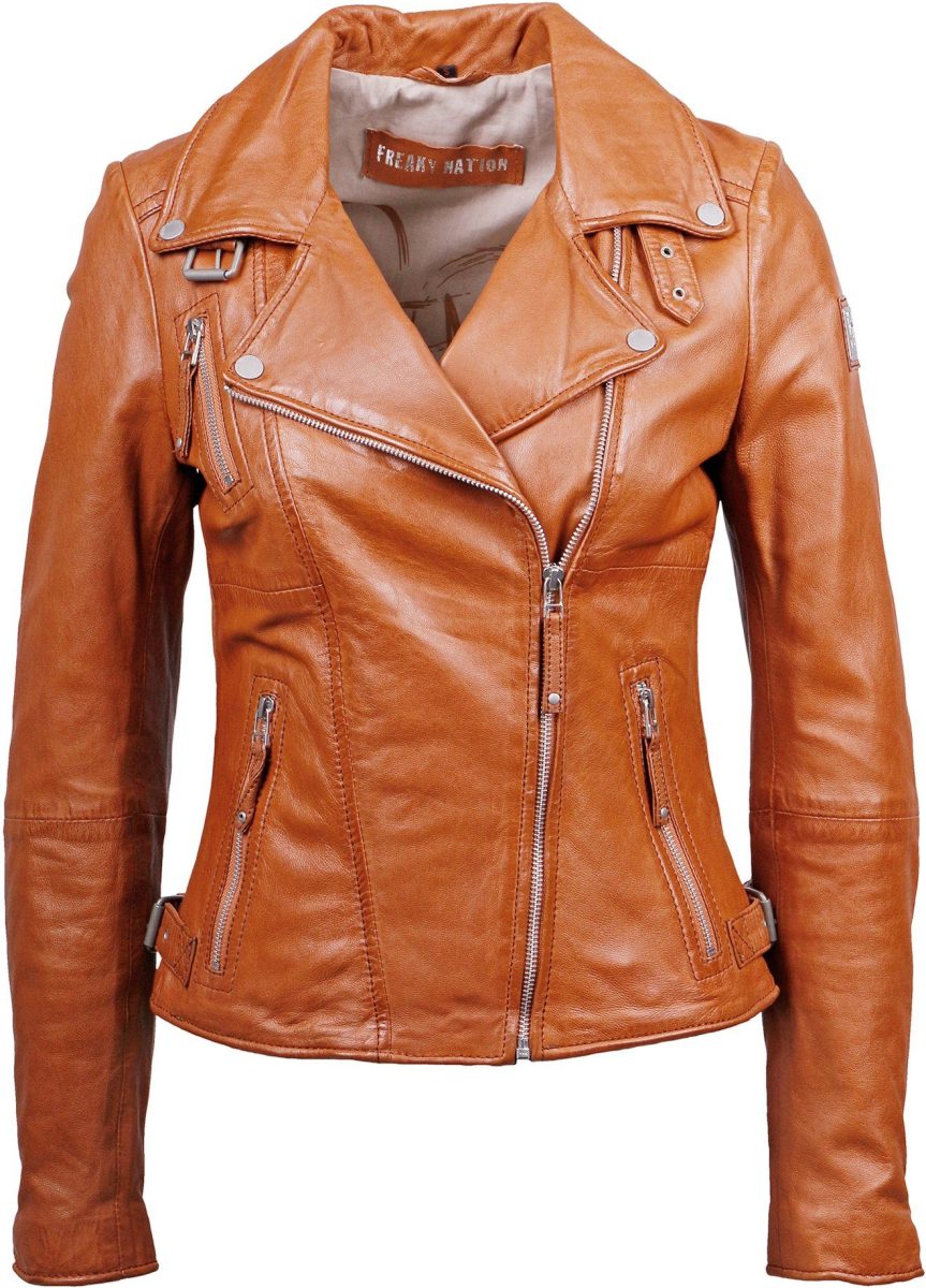 Freaky Nation Leren jack Biker Princess