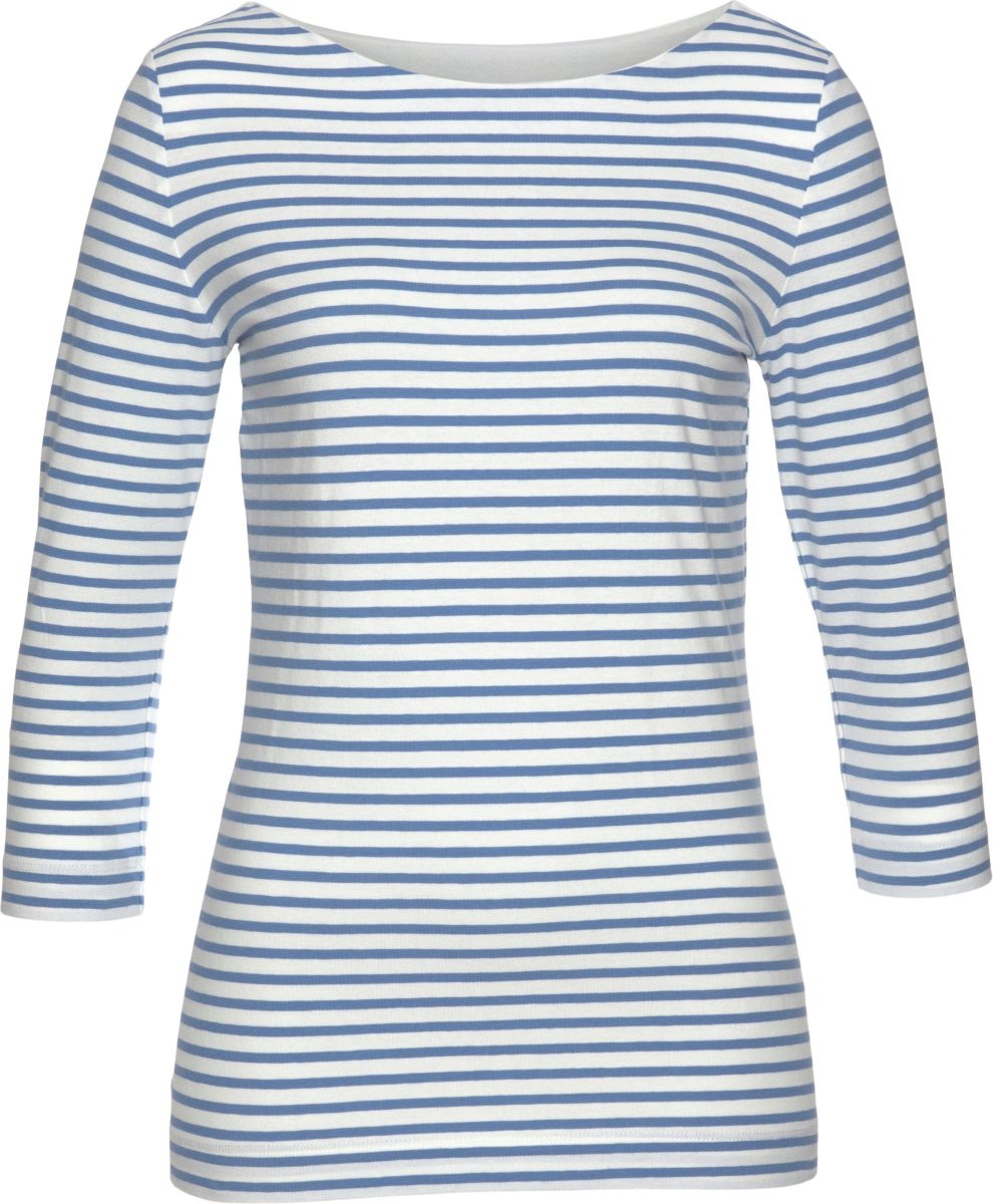 Esprit Shirt met lange mouwen in een gestreept patroon