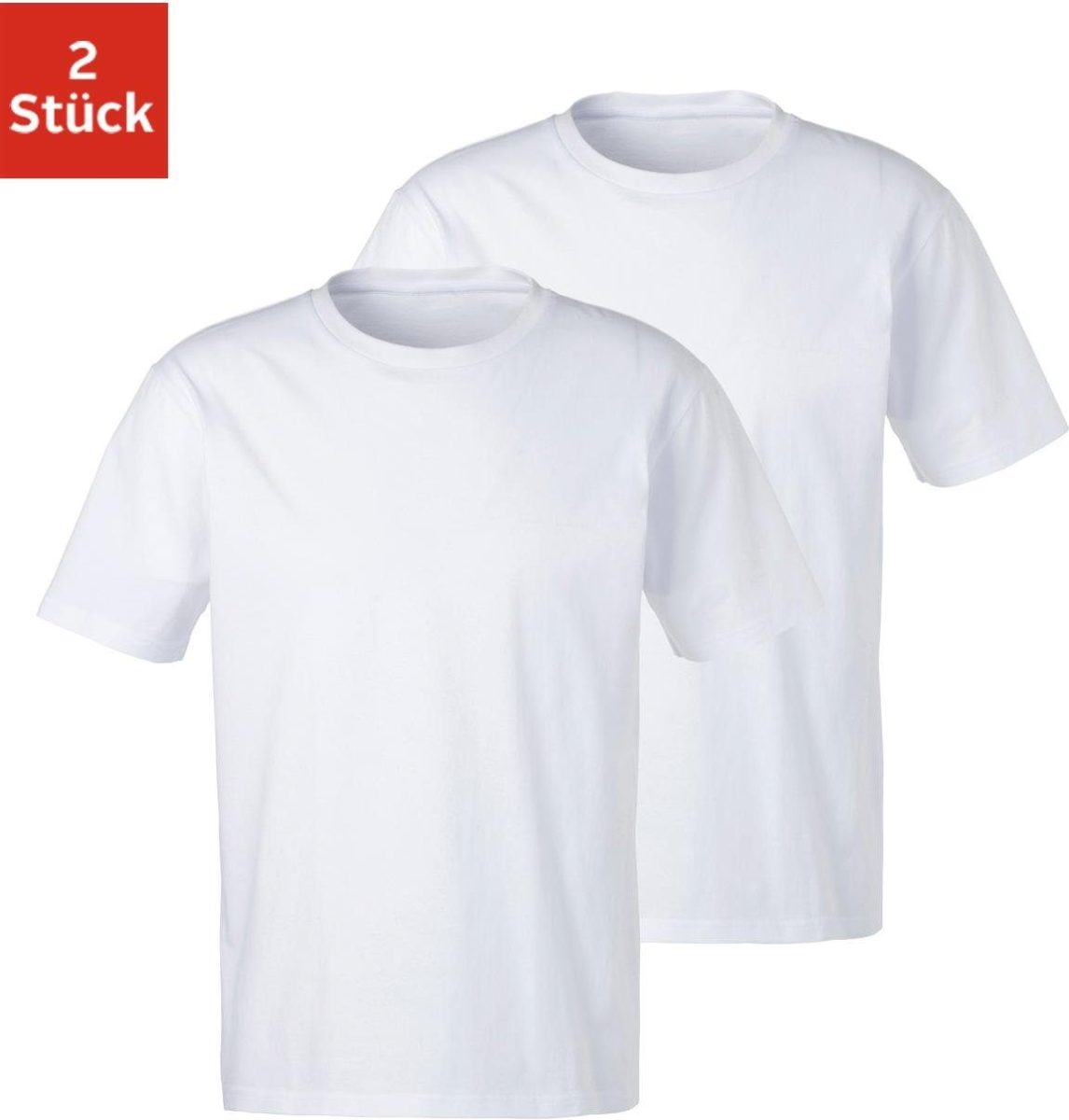 Bench. T-shirt Homewear Basic in uni (Set van 2)
