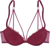 Lascana Push-up-bh van kant met leuke linten-look