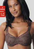 PETITE FLEUR Minimizer-bh met beugel en mooi borduursel (Set van 2)