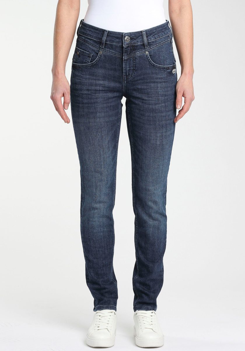 GANG Skinny fit jeans Marissa met modieuze v-pas voor & achter