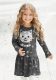 KIDSWORLD Jerseyjurk met paillettenapplicatie