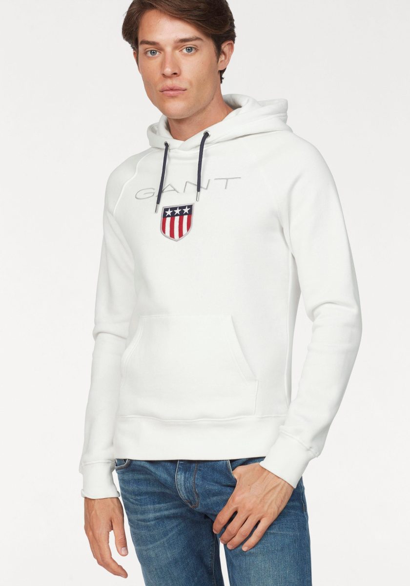 GANT Hoodie Shield Sweat Hoodie opvallend GANT-borduursel
