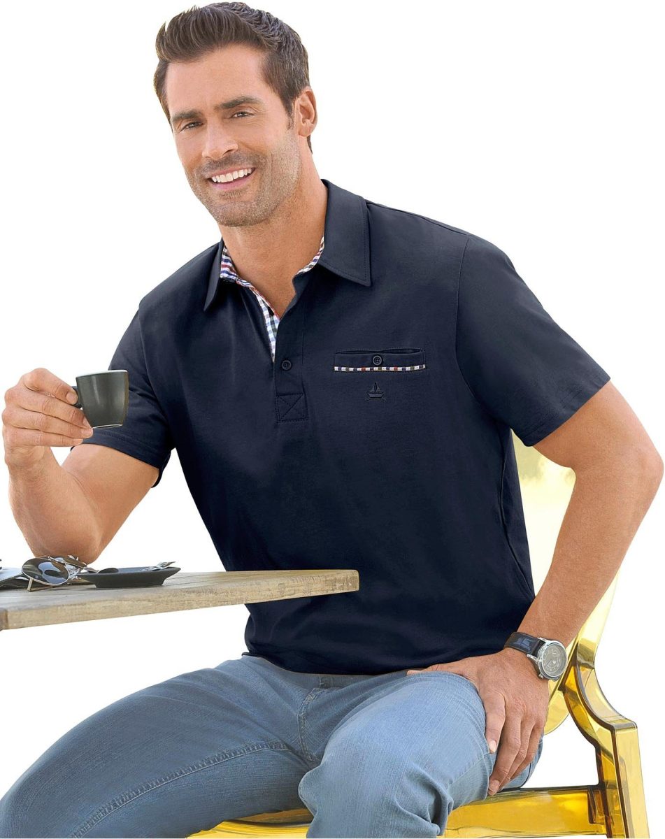 Marco Donati Poloshirt Shirt met korte mouwen