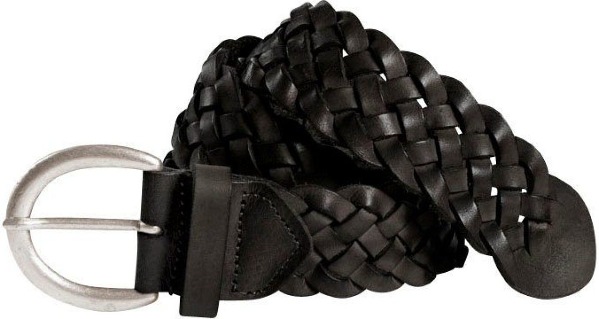 Tom tailor Gevlochten riem met logo op de lus