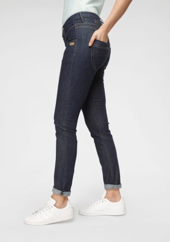 GANG Skinny fit jeans Medina met stijlvolle, half open knoopsluiting