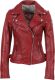 Freaky Nation Leren jack Biker Princess met schuine ritssluiting