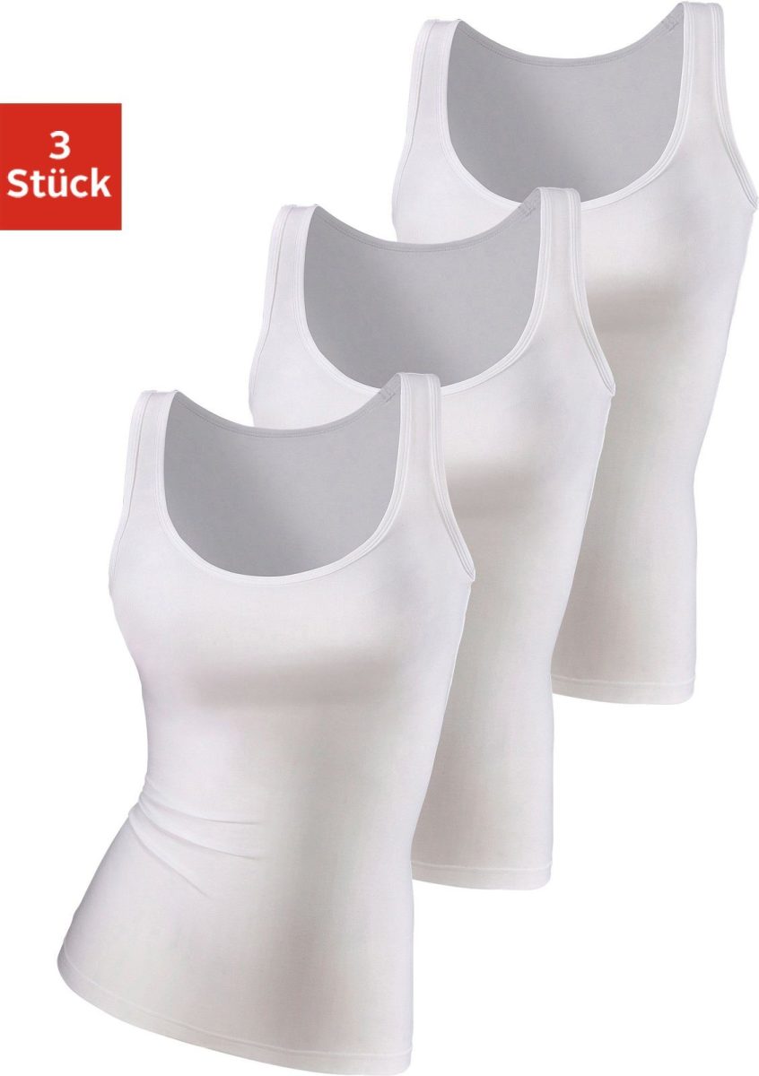 vivance active Hemd van zacht microvezel (Set van 3)