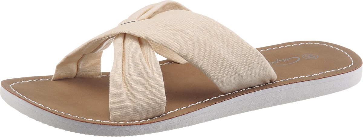 CITY WALK Slippers met kruisbandjes