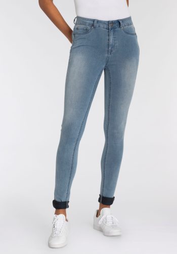 Arizona JR Farm Skinny fit jeans Ultra Stretch Highwaist met vormgevende naden