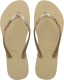 Havaianas Slim Glitter II teenslippers met glitters goud