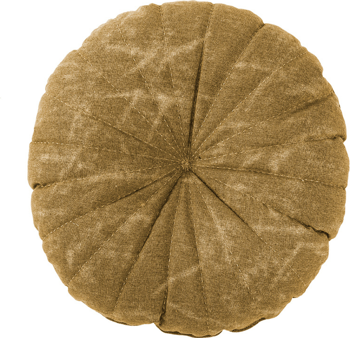 Tiseco Home Studio Sierkussen - Chester Rond - Camel