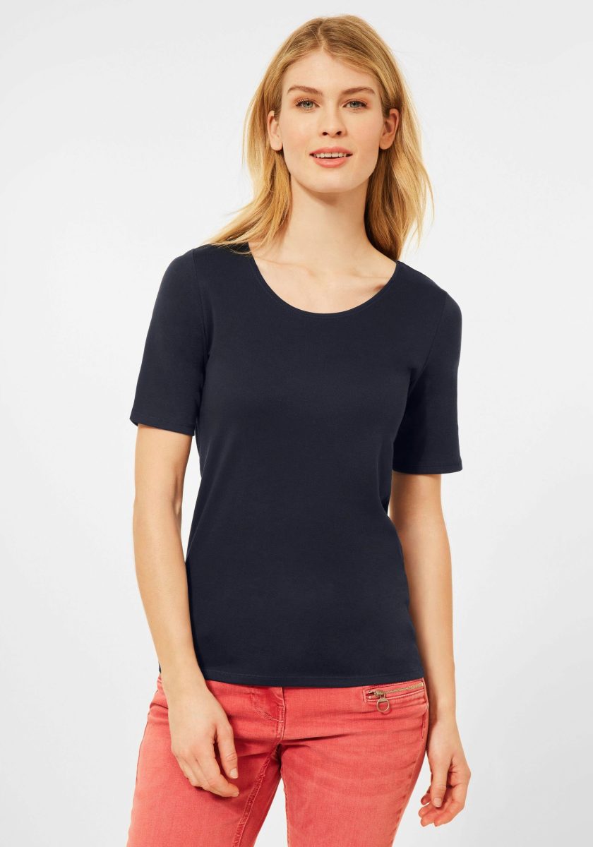 CECIL T-shirt Stijl Lena in basic stijl