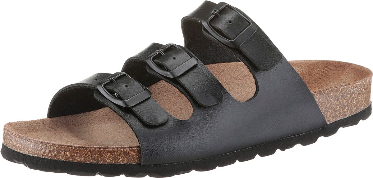 CITY WALK Slippers met suèdeleren voetbed