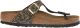 Birkenstock Teenslippers Gizeh Shiny in glanzende reptiel-look