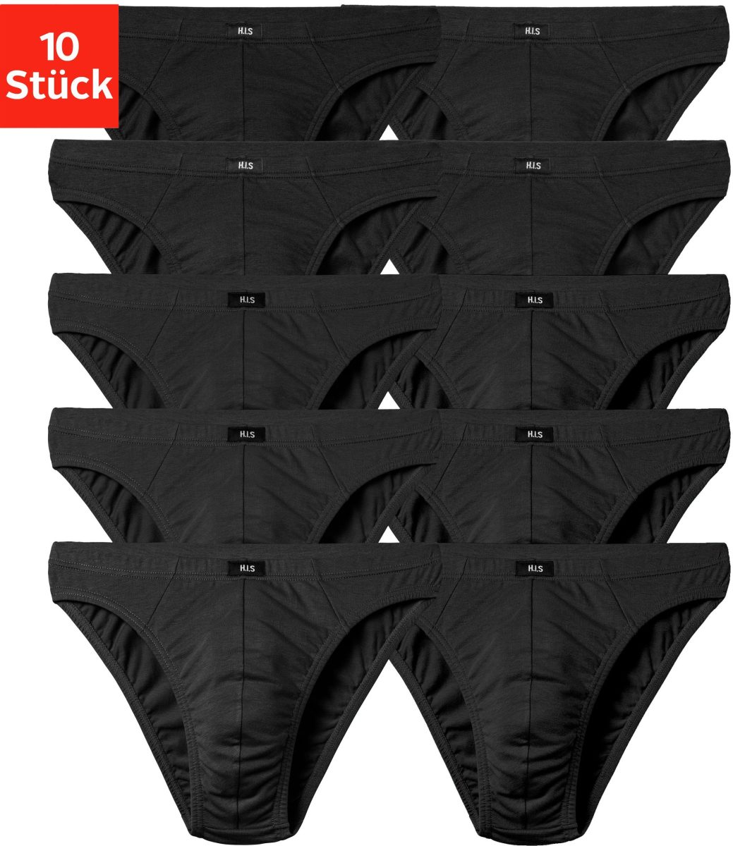 H.I.S Minislip in effen kleuren (set, 10 stuks)