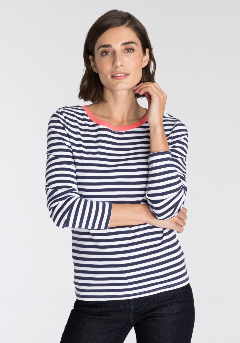 OTTO products Shirt met lange mouwen duurzaam van gecertificeerd biokatoen