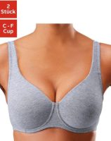 PETITE FLEUR Minimizer-bh met beugel van katoen (Set van 2)