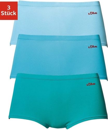 s.Oliver RED LABEL Beachwear Hipster met logoprint opzij (3 stuks)