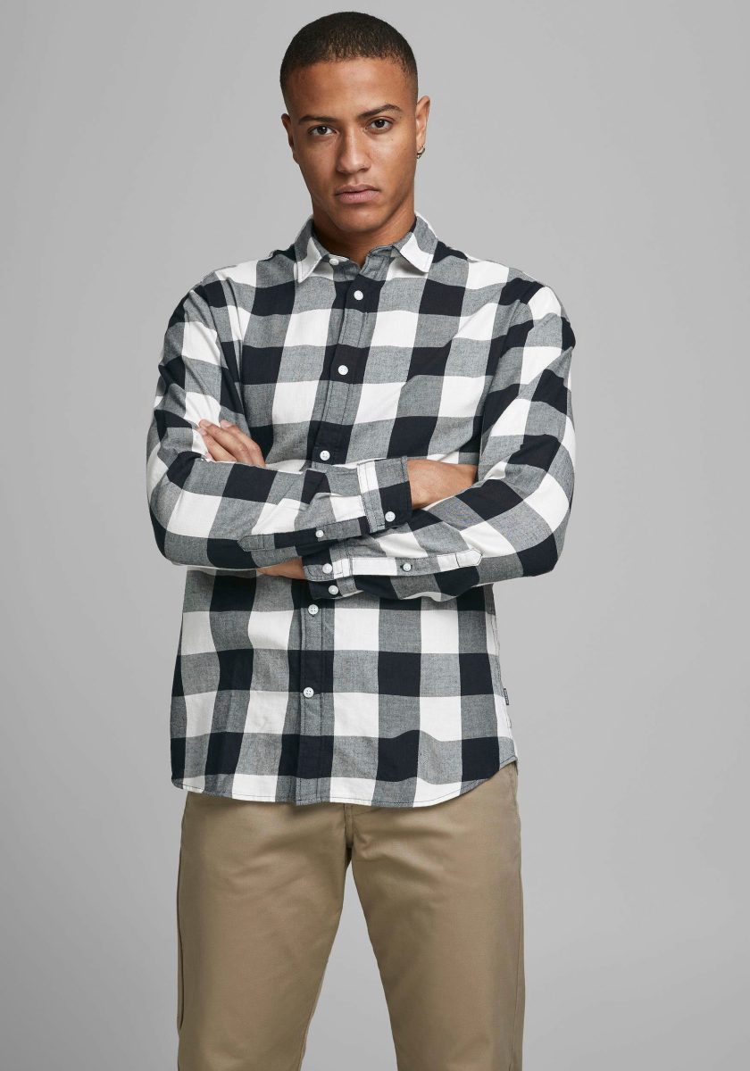 Jack & Jones Geruit overhemd GINGHAM TWILL SHIRT