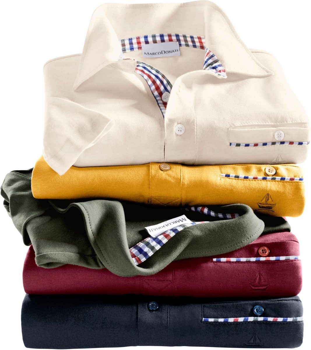 Marco Donati Poloshirt Shirt met korte mouwen