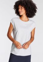 Flashlights T-shirt met verlaagde schoudernaden & kleine mouwomslagen (Set van 2)