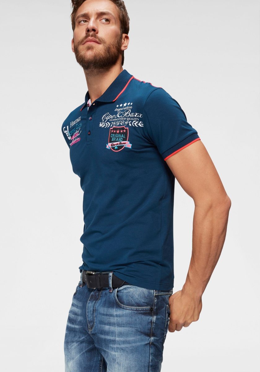 Cipo & Baxx Poloshirt Rowing Club t/m mt. 5xl