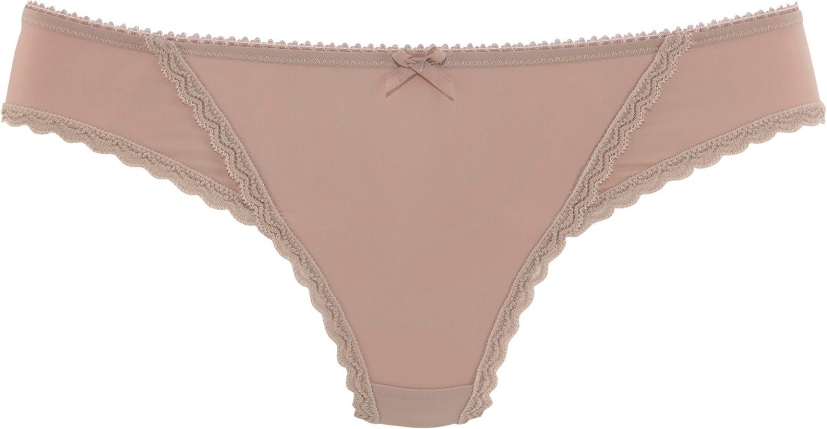 s.Oliver RED LABEL Beachwear String Camille met fijne kanten rand