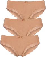 Lascana Slip met fijne kant (3 stuks)