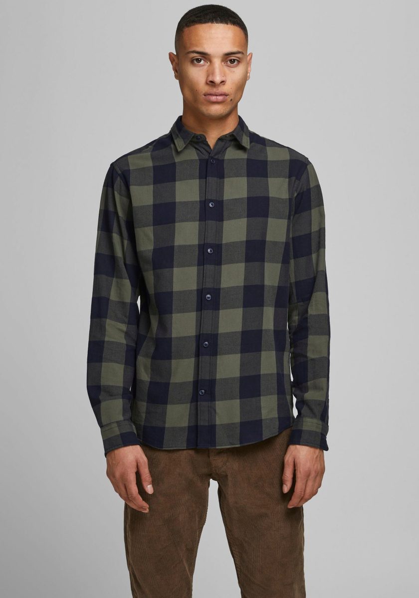 Jack & Jones Geruit overhemd GINGHAM TWILL SHIRT