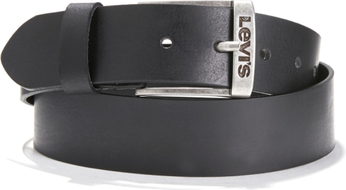 Levi's leren riem New Duncan zwart