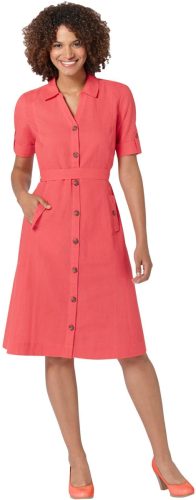 Casual Looks Jurk met overhemdkraag Jurk