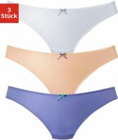 PETITE FLEUR String achter geheel van fijne jacquard-kant (Set van 3)