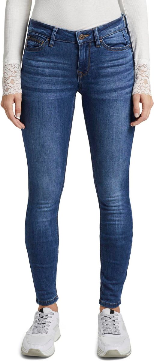 Tom Tailor Denim Skinny fit jeans met een sterke wassing