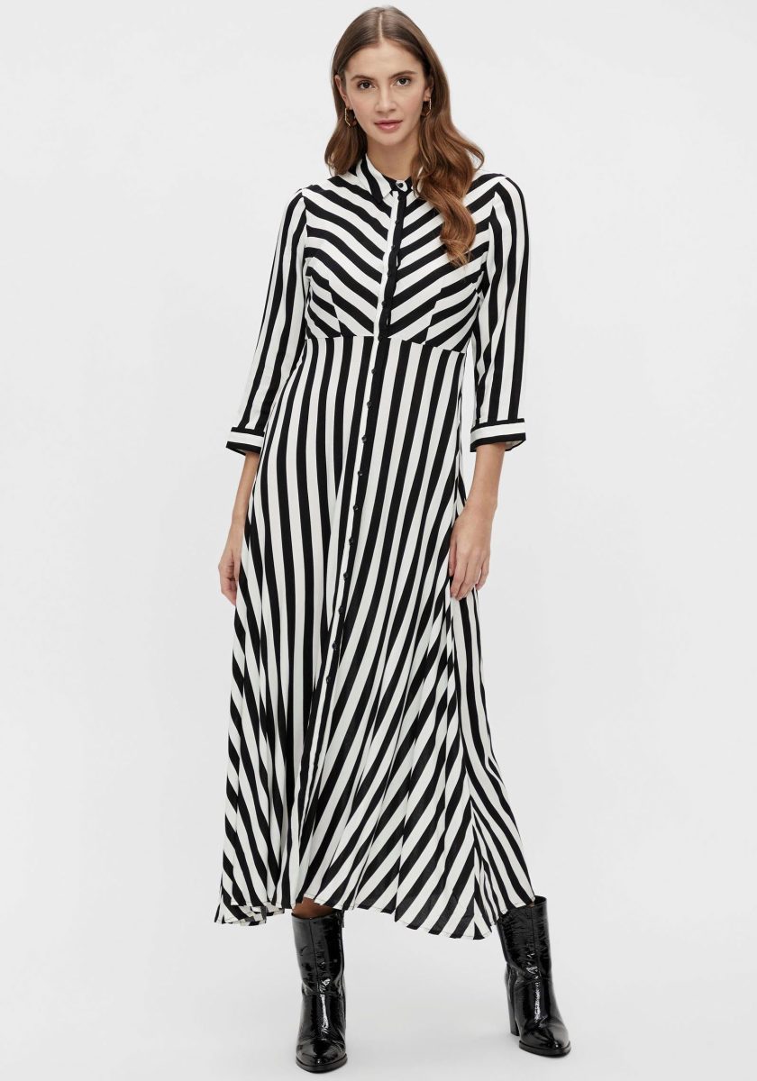 Y.A.S Jurk met overhemdkraag YASSAVANNA LONG SHIRT DRESS