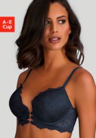 Lascana Push-up-bh Eleonora met decoratieve vetersluiting