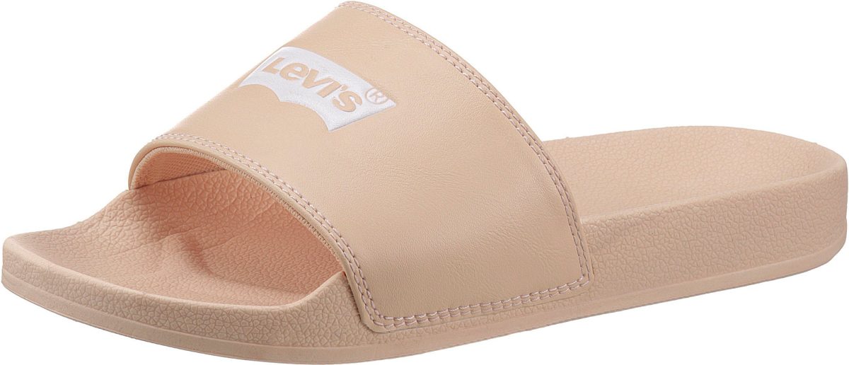 Levi's ® Badslippers June Batwing S met opvallend levi´s-opschrift