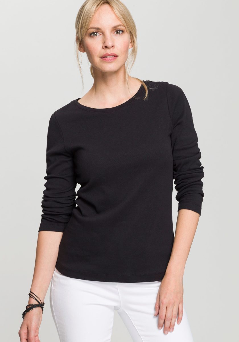H.I.S Shirt met lange mouwen Basic