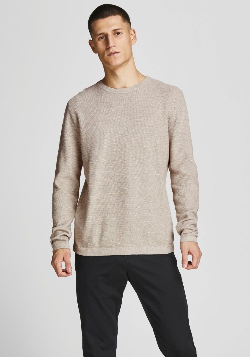 Jack & Jones Trui met ronde hals GUSTAV KNIT CREW t/m maat 6xl