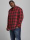 Jack & Jones PlusSize Geruit overhemd GINGHAM TWILL SHIRT T/m maat 6XL