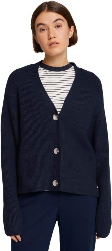 Tom Tailor Denim Cardigan met grofbreisel