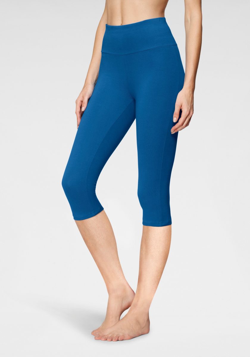 Lascana Caprilegging met brede, zachte boord
