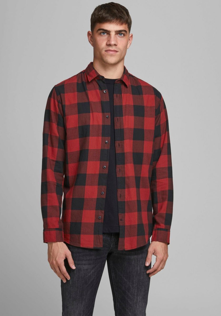 Jack & Jones Geruit overhemd GINGHAM TWILL SHIRT