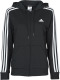 adidas Performance Sweatvest ESSENTIALS FRENCH TERRY 3 STRIPES CAPUCHONJACK