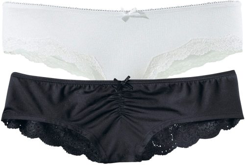 Lascana Brasil-slip met mooie kant achter (2 stuks)