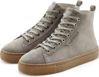 Elbsand Laarsjes Sneakers hightop met vetersluiting van zacht leer in casual look