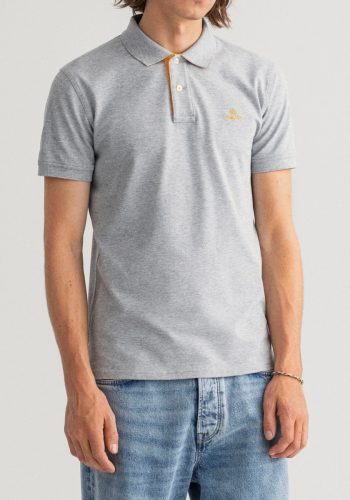 GANT Poloshirt CONTRAST COLLAR PIQUE RUGGER vormvast door elastan