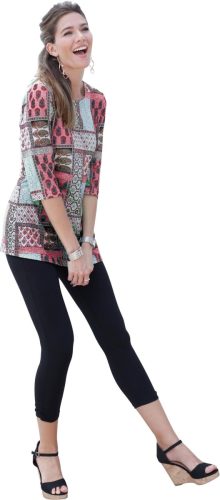 Classic Basics Shirt met print Longshirt (1-delig)